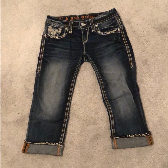 Jillian Rock Revival Capris - Picture 3 of 5